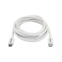 StarTech.com TBLT3MM2MW kabel Thunderbolt 2 m 20 Gbit/s Biały