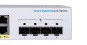 Switch Cisco CBS220-24P-4G-EU Managed L2 Gigabit Ethernet (10/100/1000) Power over Ethernet (PoE) 1U White