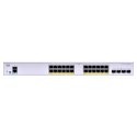 Cisco CBS250-24P-4G-EU łącza sieciowe Zarządzany L2/L3 Gigabit Ethernet (10/100/1000) Srebrny