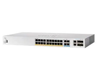 Cisco CBS350 Zarządzany L3 Gigabit Ethernet (10/100/1000) Obsługa PoE 1U Czarny, Szary