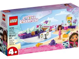 LEGO Gabby's Dollhouse 10786 Statek i spa Gabi i Syrenkotki