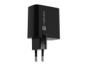 NATEC ŁADOWARKA RIBERA GAN 1X USB-A + 1X USB-C 45W CZARNA NUC-2143