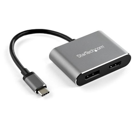 StarTech.com CDP2DPHD zewnętrzna karta graficzna usb 3840 x 2160 px Czarny, Szary