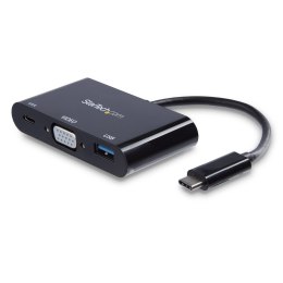 USB-C TO VGA ADAPTER WITH PD/PD + USB PORT - USB-C ADAPTER