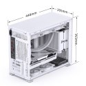 Jonsbo D31 MESH Screen Obudowa Micro-ATX, Szkło Hartowane - biała