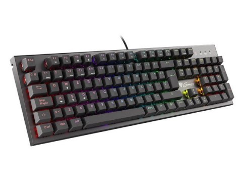 KLAWIATURA DLA GRACZY GENESIS THOR 300 RGB ES PODŚWIETLENIE MECHANICZNA RED SWITCH SOFTWARE