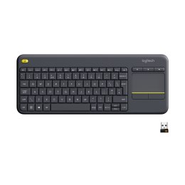 Klawiatura Logitech K400 920-007145 (USB 2.0; kolor czarny