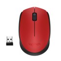 Mysz Logitech M171 910-004641 (optyczna; 1000 DPI; kolor czerwony)