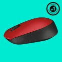 Mysz Logitech M171 910-004641 (optyczna; 1000 DPI; kolor czerwony)