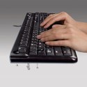 Zestaw klawiatura + mysz Logitech MK120 920-002562 (membranowa; USB 2.0; (US); kolor czarny; optyczna; 1000 DPI)