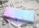 Klawiatura Gamingowa Ducky One 3 Aura MINI Biała, RGB LED - MX-Silent-Red