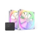 Wentylator NZXT F140 PWM, opakowanie 2 Pack z kontrolerem, biały