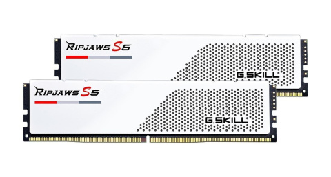 Pamięć PC DDR5 32GB (2x16GB) Ripjaws S5 6000MHz CL30 XMP3 biała