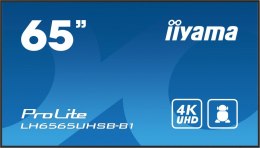 *IIYAMA 65'LH6565UHSB-B1, 24/7,IPS,ANDROID.11,4K,800cd, iiSignage2, SDM, 2x HDMI, DP, 2x USB,2x 10W, RJ45, WiFi, 4/32GB, PIO