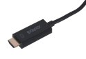 Kabel SAVIO CL-56 (DisplayPort M - HDMI Typ A; 1,5m; kolor czarny)