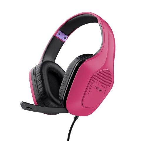 Słuchawki TRUST GXT415P ZIROX HEADSET - PINK 24992