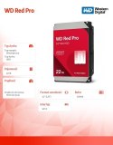 Dysk HDD Red Pro 22TB 3,5 512MB SATAIII/7200rpm