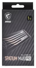 Dysk SSD MSI SPATIUM M480 Pro 1TB PCIe 4.0 NVMe M.2 2280