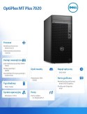 Komputer Optiplex Plus MT/Core i5-14500/16GB/512GB SSD/Integrated/DVD RW/Wireless Kb & Mouse/W11Pro/vPro