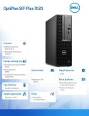 Komputer Optiplex SFF Plus/Core i5-14500/16GB/512GB SSD/Integrated/WLAN + BT/Wireless Kb & Mouse/260W/W11Pro/vPro