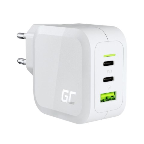 ŁADOWARKA SIECIOWA Green Cell POWERGAN 65W 2xUSB-C 1xUSB-A CHARGC08W