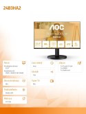 Monitor 24B3HA2 23.8 cala IPS 100Hz HDMI Głośniki