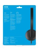 Logitech H340 USB Computer Headset Zestaw słuchawkowy Przewodowa Opaska na głowę Biuro/centrum telefoniczne USB Typu-A Czarny