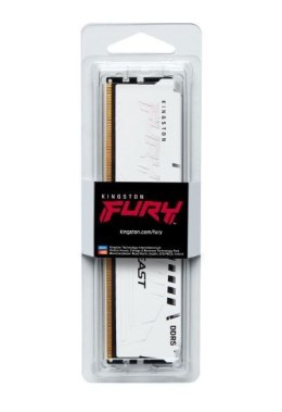 Pamięć DDR5 Fury Beast 16GB(1*16GB)/6000 CL30 XMP biala