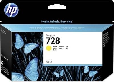 HP Ink 728 130ml Yellow F9J65A