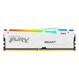 Pamięć DDR5 Fury Beast RGB 64GB(2*32GB)/6000 CL30 EXPO biała