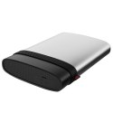 Dysk zewnętrzny HDD Silicon Power Armor A85 (4TB; 2,5"; USB 3.2; IP68; Srebrny ALU; SP040TBPHDA85S3S)