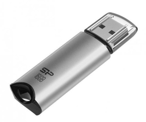 Pendrive Silicon Power Marvel M02 16GB USB 3.2 kolor srebrny ALU (SP016GBUF3M02V1S)