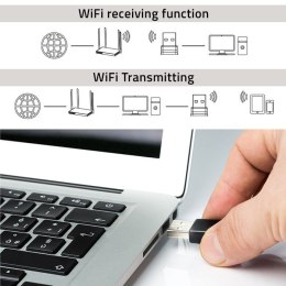 Bezprzewodowy ultra szybki mini adapter NANO WiFi | Standard N | USB 2.0 | 300Mbps