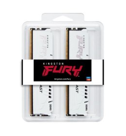 Pamięć DDR5 Fury Beast 32GB(2*16GB)/6000 CL30 EXPO biała