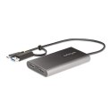 StarTech.com 109B-USBC-HDMI zewnętrzna karta graficzna usb 3840 x 2160 px Szary