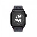 Opaska sportowa Nike w kolorze czarnym/niebieskim do koperty 42 mm