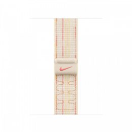 Opaska sportowa Nike w kolorze księżycowej poświaty/różowym do koperty 42 mm