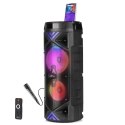 Głośnik FUNBOX KEG PRO MT3182 Karaoke/Bluetooth 5.0+EDR/FM/MP3?MicroSD/USB/Equalizer/AUX/Jack 6.3/Pilot/LED/RMS 50W/PMPO 1400W