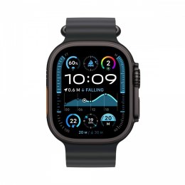 Watch Ultra 2 GPS + Cellular, koperta 49 mm z tytanu w kolorze czarnym z paskiem Ocean w kolorze czarnym