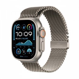 Watch Ultra 2 GPS + Cellular, koperta 49 mm z tytanu w kolorze naturalnym z bransoletą mediolańską S z tytanu w kolorze naturaln