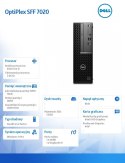 Komputer OptiPlex SFF Win11Pro i5-14500/16GB/512GB SSD/Integrated/WLAN + BT/Smart Card Kb & Mouse/5YRS KYH