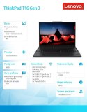 Notebook ThinkPad T16 G3 21MN008CPB W11Pro Ultra 5 125U/16GB/512GGB/INT/16.0 WUXGA/Black/3YRS Premier Support + CO2 Offset