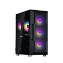 Obudowa I3 Neo ATX Mid Tower Black ARGB fan x4