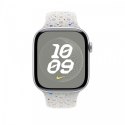 Pasek sportowy Nike w kolorze czystej platyny do koperty 46 mm - rozmiar S/M