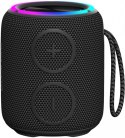 Głośnik bluetooth SIRIUS 2 MINI czarny moc 16W, LED, TWS