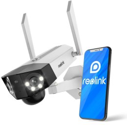 Kamera IP Reolink DUO 2 akumulatorowa bateryjna Wi-Fi 6MP LED 30m