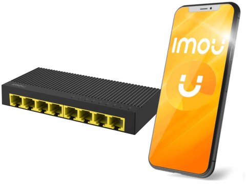 Switch Imou 8-portowy SG108C plastikowa obudowa