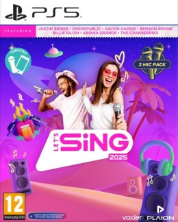 Gra PlayStation 5 Lets Sing 2025 2-mic