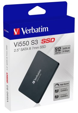 Dysk SSD Verbatim VI550 S3 49352 (512 GB ; 2.5