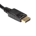 StarTech.com DP2HDMI2 adapter kablowy 0,21 m DisplayPort HDMI Czarny